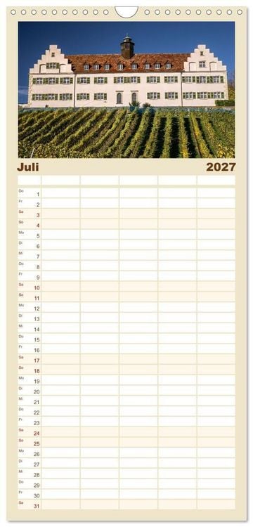 Produktbild: Familienplaner 2027 - Immenstaad am sch&ouml;nen Bodensee mit 5 Spalten (Wandkalender, 21 x 45 cm) CALVENDO