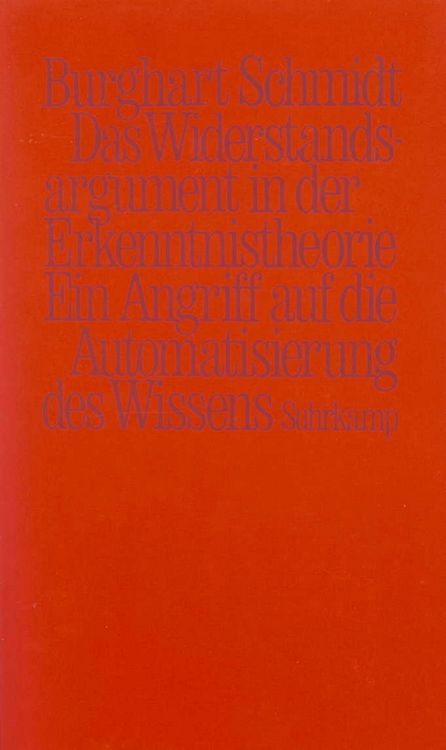 Produktbild: Das Widerstandsargument in der Erkenntnistheorie