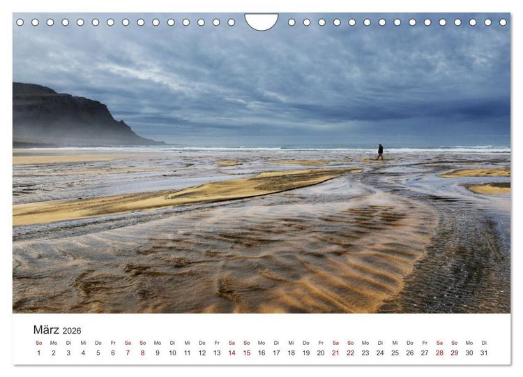 Produktbild: Landschaftstr&auml;ume in den Westfjorden (Wandkalender 2026 DIN A4 quer), CALVENDO Monatskalender
