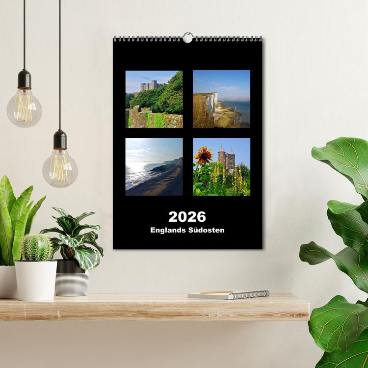 Produktbild: Englands S&uuml;dosten 2026 (Wandkalender 2026 DIN A3 hoch), CALVENDO Monatskalender