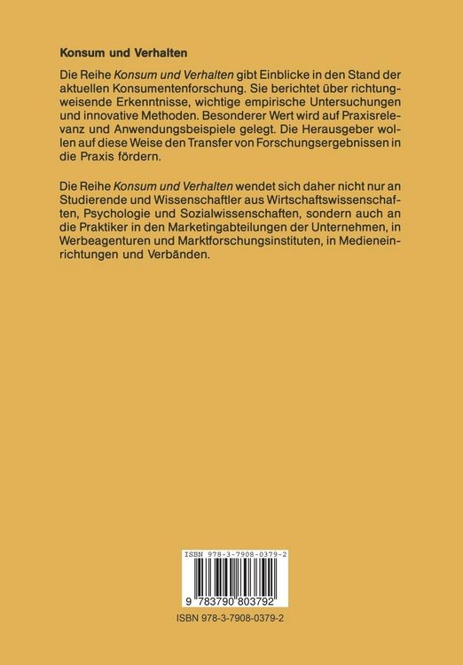 Produktbild: Lebensstilorientierte Marketing-Theorie
