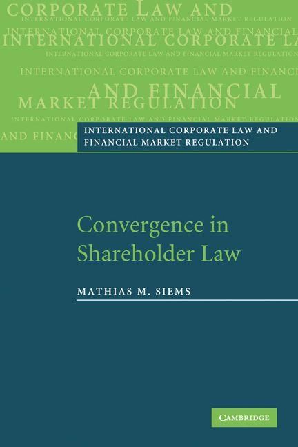 Produktbild: Convergence in Shareholder Law