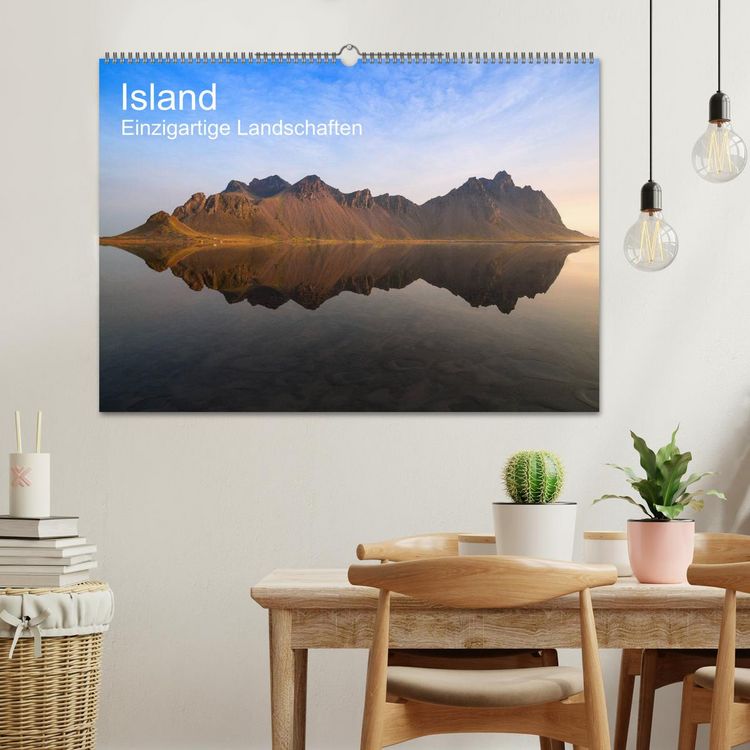 Produktbild: Island - einzigartige Landschaften (Wandkalender 2026 DIN A2 quer), CALVENDO Monatskalender