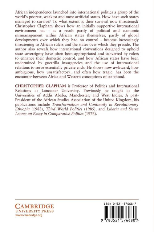 Produktbild: Africa and the International System