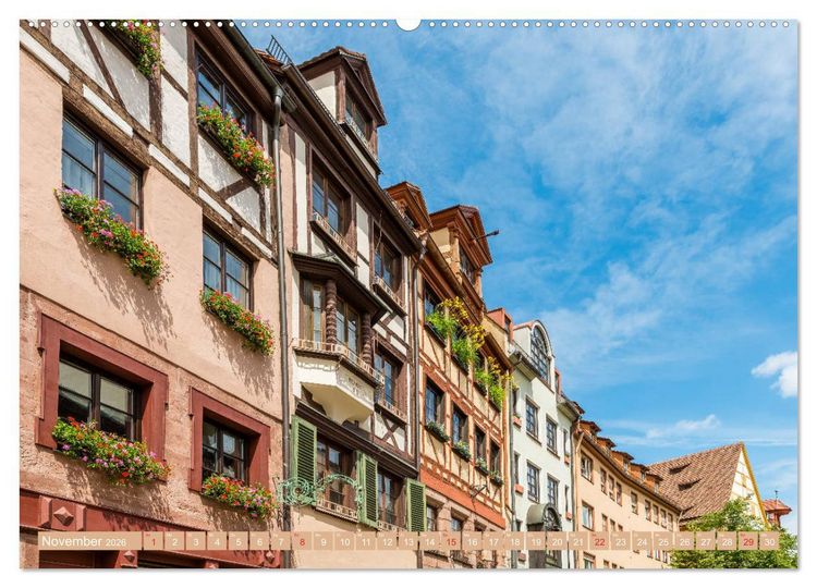 Produktbild: N&uuml;rnberg - Historische Altstadt (Wandkalender 2026 DIN A2 quer), CALVENDO Monatskalender