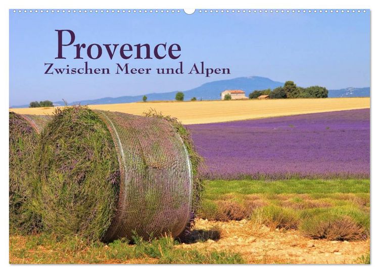 Produktbild: Provence - Zwischen Meer und Alpen (Wandkalender 2026 DIN A2 quer), CALVENDO Monatskalender