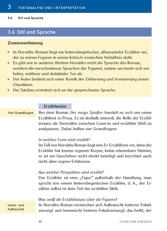 Produktbild: Der ewige Spie&szlig;er von &Ouml;d&ouml;n von Horv&aacute;th - Textanalyse und Interpretation