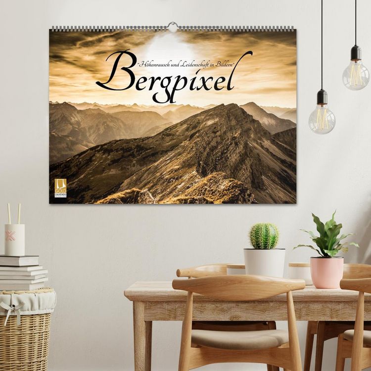Produktbild: Bergpixel "H&ouml;henrausch und Leidenschaft" (Wandkalender 2026 DIN A2 quer), CALVENDO Monatskalender