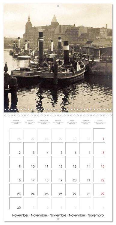 Produktbild: Bons baisers de Berlin : Cartes postales historiques de la ville (Calendrier mural carr&eacute; 2026 30x30 cm) Calendrier double avec une page pour vos prises de notes