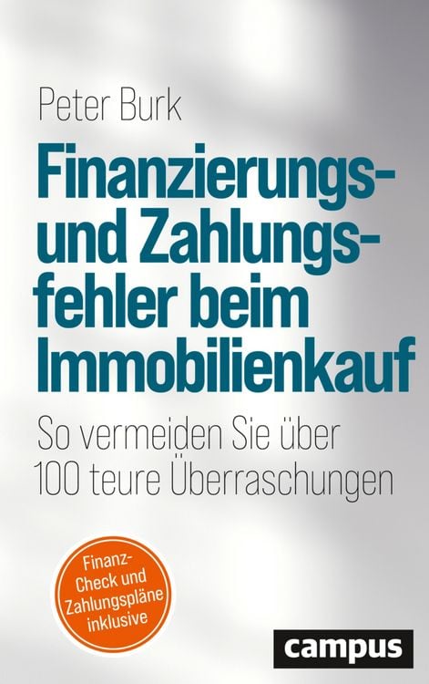 Produktbild: Finanzierungs- und Zahlungsfehler beim Immobilienkauf
