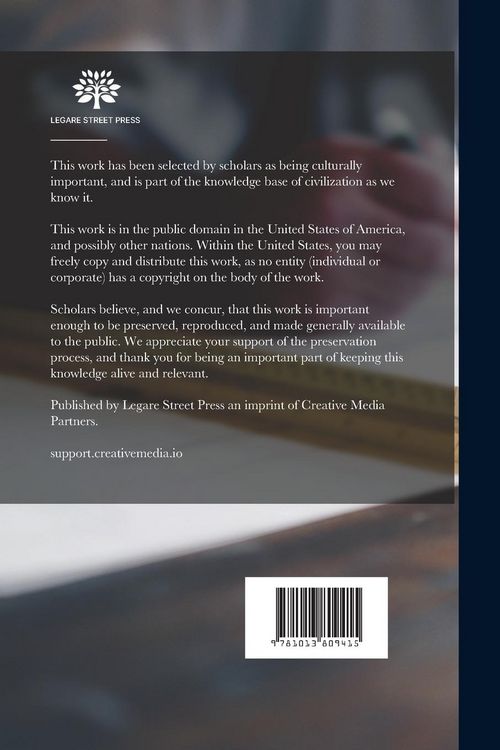 Produktbild: The American Vitruvius; an Architect's Handbook of Civic Art
