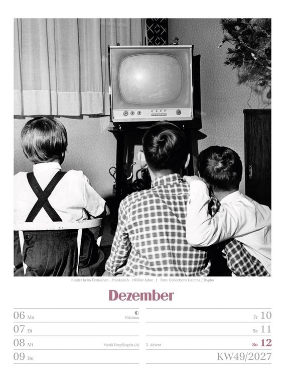 Produktbild: Die gute alte Zeit Wochenplaner Kalender 2027