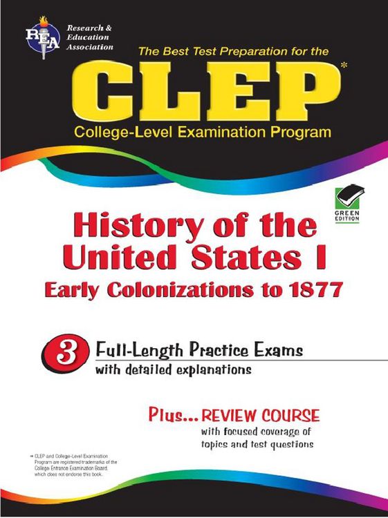 Produktbild: CLEP History of the United States I