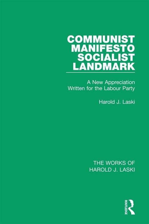 Produktbild: Communist Manifesto (Works of Harold J. Laski)