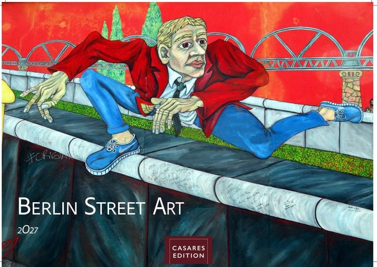 Produktbild: Berlin Street Art Kalender 2027 &ndash; Wandkalender | Fotokalender Deutschland 35x50cm Gro&szlig;format &ndash; Vielfalt und Kreativit&auml;t der urbanen Kunst