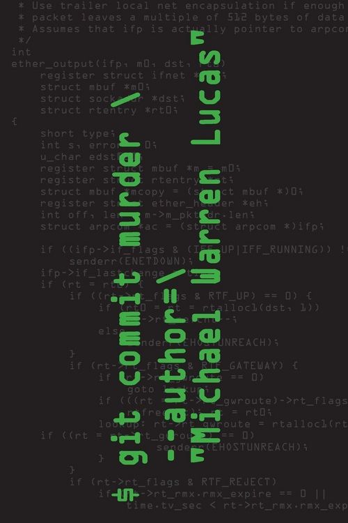 Produktbild: Git commit murder