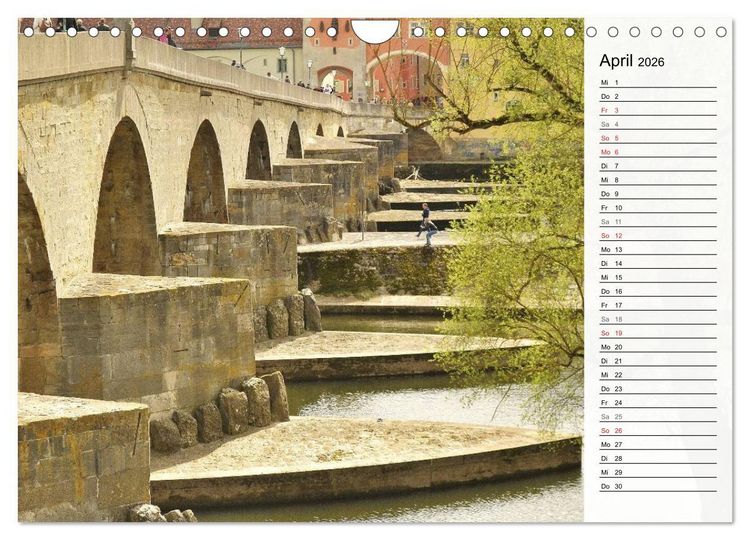 Produktbild: Die Farben von REGENSBURG (Wandkalender 2026 DIN A4 quer), CALVENDO Monatskalender