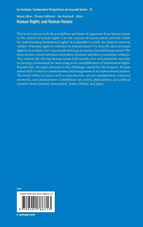 Produktbild: Human Rights and Human Nature