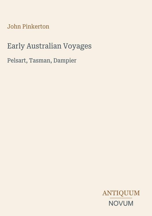 Produktbild: Early Australian Voyages