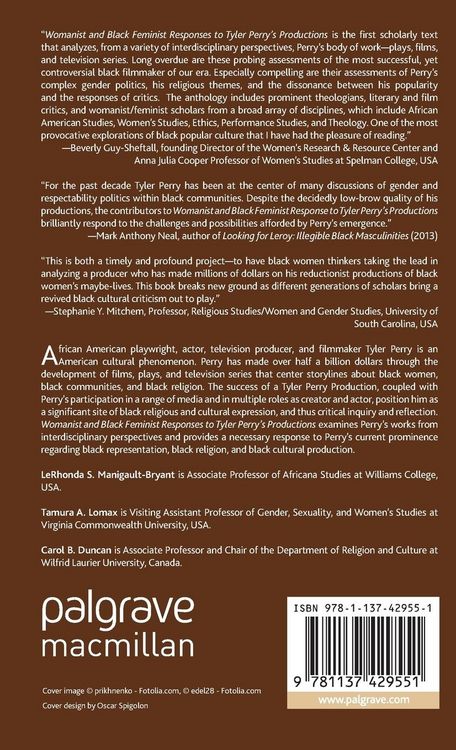 Produktbild: Womanist and Black Feminist Responses to Tyler Perry&rsquo;s Productions