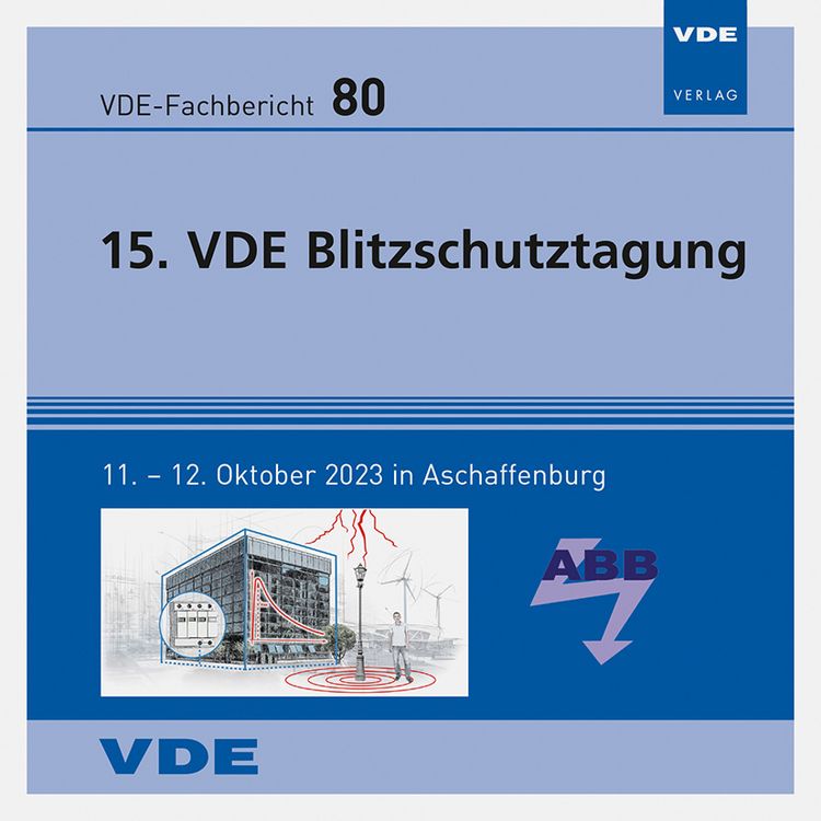 Produktbild: VDE-Fb. 80: 15. VDE Blitzschutztagung,