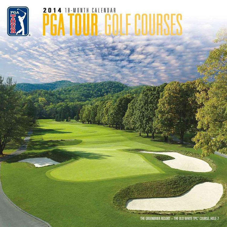 Produktbild: PGA Tour Golf Courses Calendar