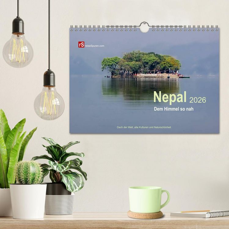 Produktbild: Nepal 2026 - Dem Himmel so nah (Wandkalender 2026 DIN A4 quer), CALVENDO Monatskalender