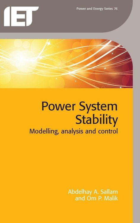 Produktbild: Power System Stability: Modelling, Analysis and Control