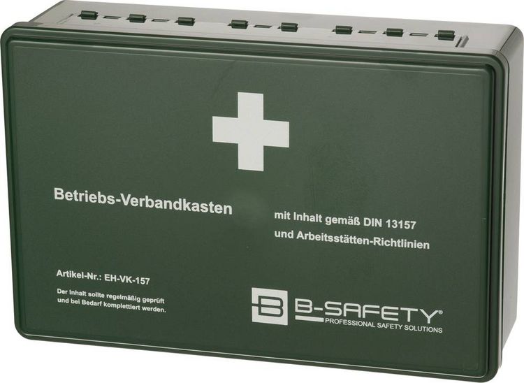 Produktbild: B-SAFETY EH-VK-157 Verbandskasten DIN 13157 270 x 175 x 90