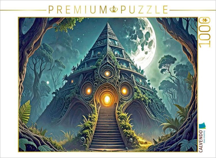 Produktbild: CALVENDO Puzzle Die Stufenpyramide in den Lysandraw&auml;ldern | 1000 Teile Lege-Gr&ouml;&szlig;e 64x48cm Foto-Puzzle f&uuml;r gl&uuml;ckliche Stunden