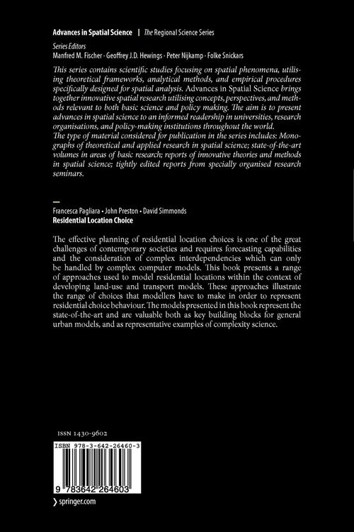 Produktbild: Residential Location Choice