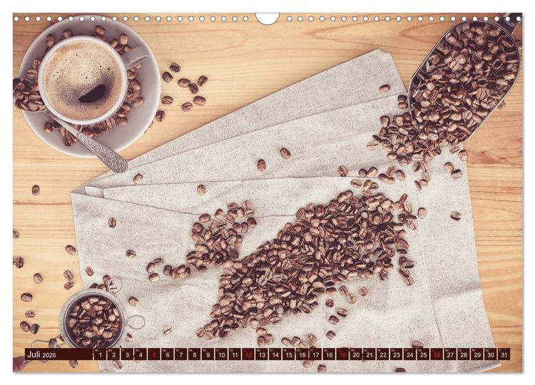 Produktbild: Auf einen Kaffee? (Wandkalender 2026 DIN A3 quer), CALVENDO Monatskalender
