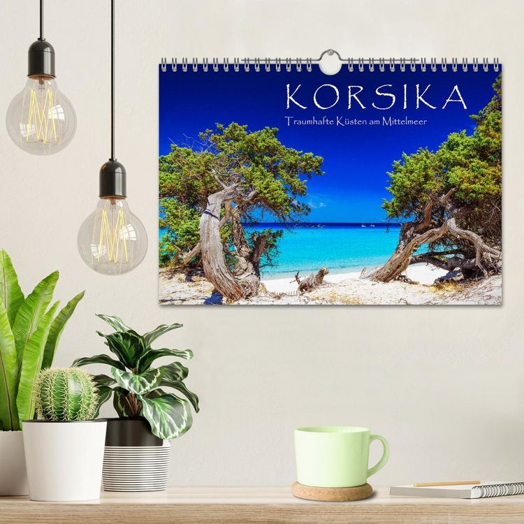 Produktbild: Korsika - Traumhafte K&uuml;sten am Mittelmeer (Wandkalender 2026 DIN A4 quer), CALVENDO Monatskalender