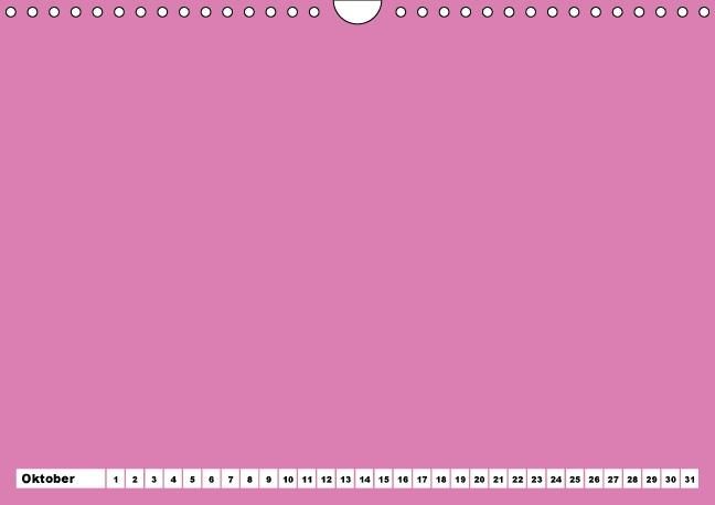 Produktbild: Bunter Bastelkalender f&uuml;r M&auml;dchen (Wandkalender immerw&auml;hrend DIN A4 quer)