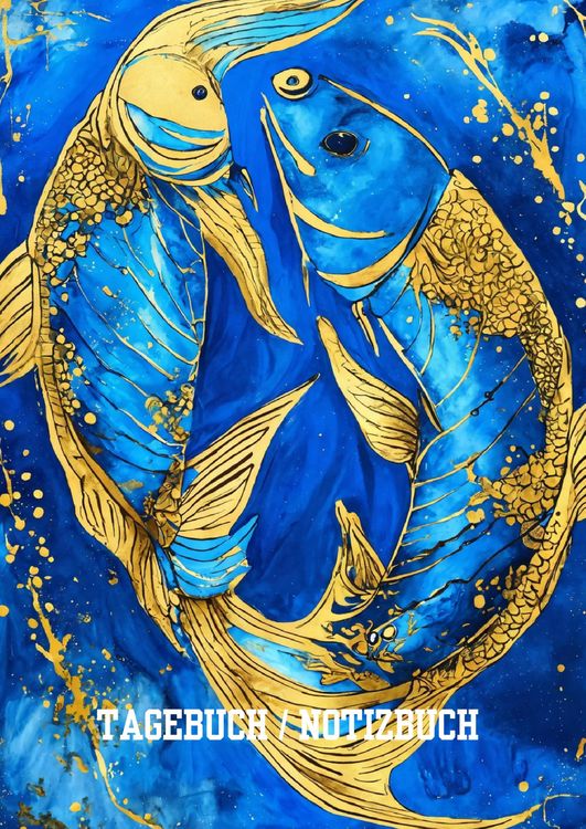 Produktbild: Tagebuch / Notizbuch Sternzeichen Fisch