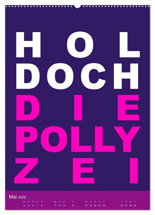 Produktbild: Aufstehen, Krone richten, weitergehen (Wandkalender 2026 DIN A2 hoch), CALVENDO Monatskalender
