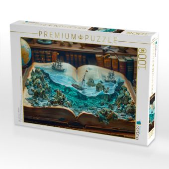 Produktbild: CALVENDO Puzzle Der tiefe Ozean in B&uuml;chern | 1000 Teile Lege-Gr&ouml;&szlig;e 64x48cm Foto-Puzzle f&uuml;r gl&uuml;ckliche Stunden