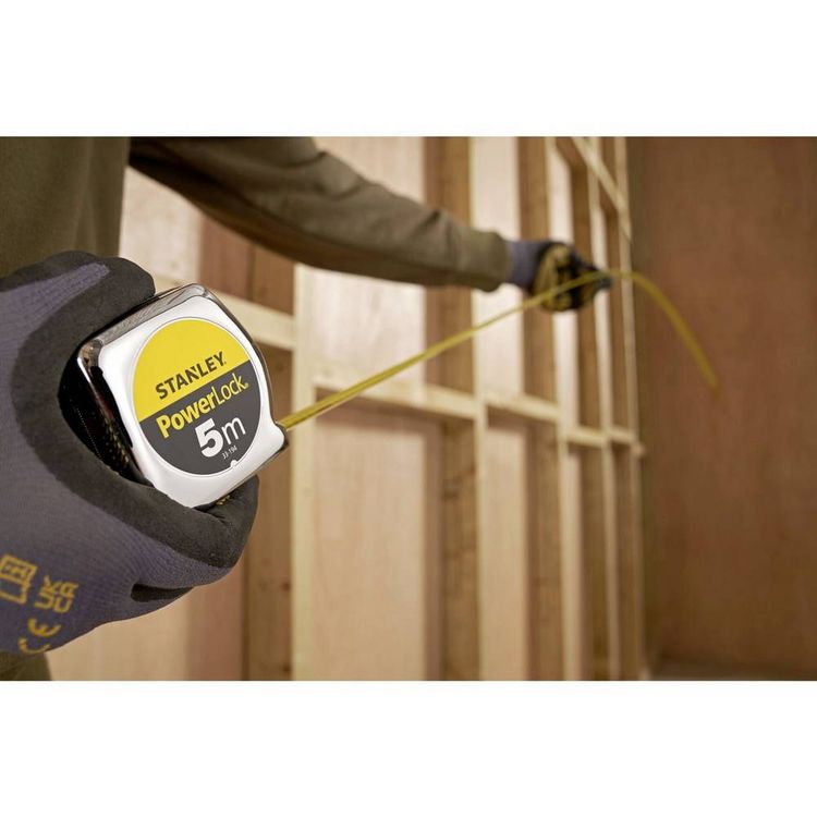 Produktbild: Taschenrollbandma&szlig; PowerLock&reg; L.5m B.19mm mm/cm EG II Ku.Clip lose