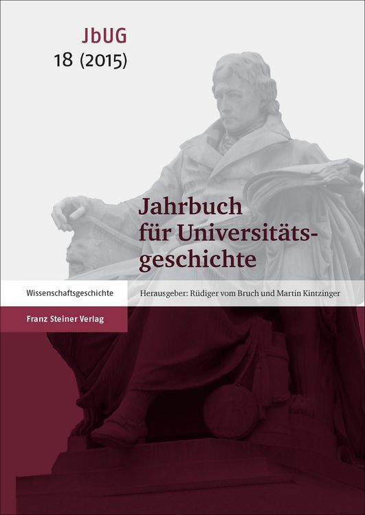 Produktbild: Jahrbuch f&uuml;r Universit&auml;tsgeschichte 18 (2015)