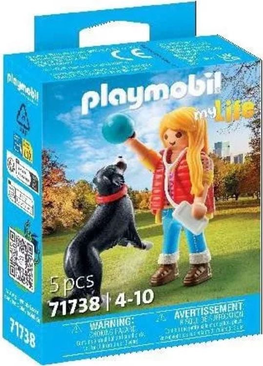 Bild vom Artikel PLAYMOBIL 71738 Frau mit Sennenhund vom Autor 