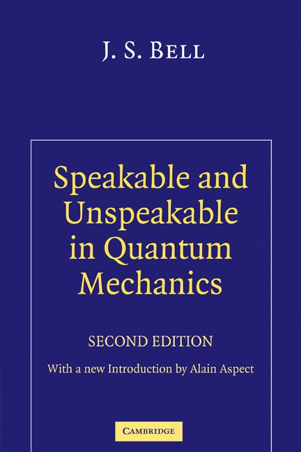 Produktbild: Speakable and Unspeakable in Quantum Mechanics