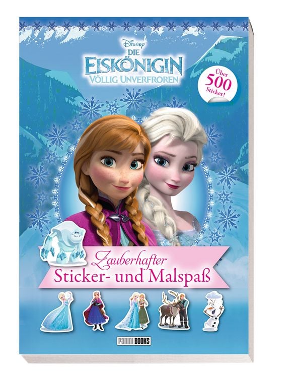 Produktbild: Disney Die Eisk&ouml;nigin: Zauberhafter Sticker- und Malspa&szlig;