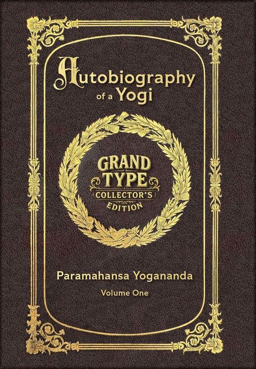 Produktbild: Large Print - Autobiography of a Yogi, Volume 1 of 2 - Grand Type Collector's Edition - Matte Hardcover with Dust Jacket