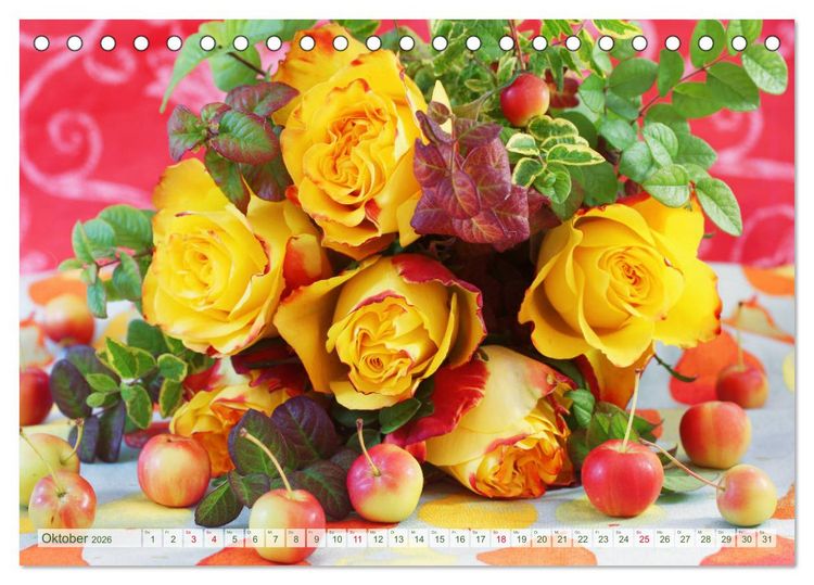 Produktbild: So viele sch&ouml;ne Rosen (Tischkalender 2026 DIN A5 quer), CALVENDO Monatskalender