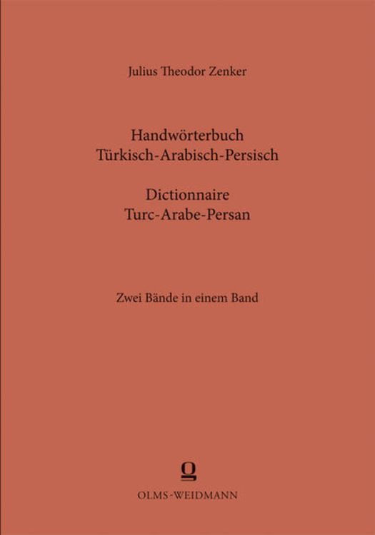 Produktbild: Handw&ouml;rterbuch T&uuml;rkisch-Arabisch-Persisch