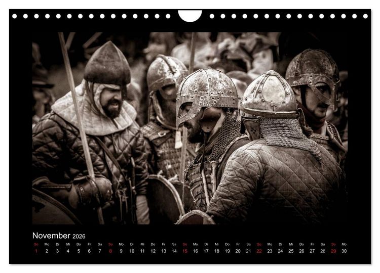 Produktbild: Wikinger und Krieger (Wandkalender 2026 DIN A4 quer), CALVENDO Monatskalender