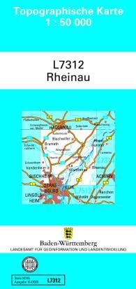 Produktbild: Rheinau 1 : 50 000