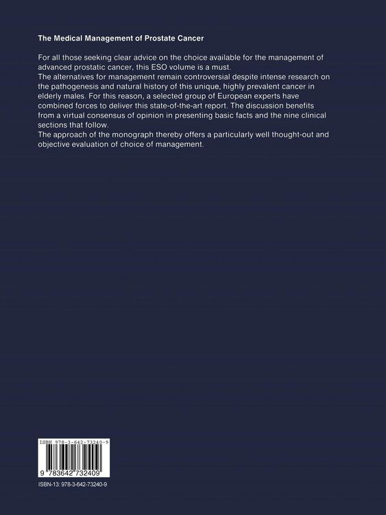 Produktbild: The Medical Management of Prostate Cancer