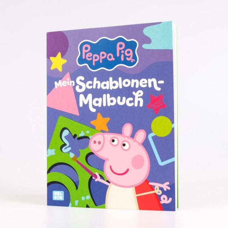 Produktbild: Peppa Wutz Ausmalbilder: Mein Schablonen-Malbuch