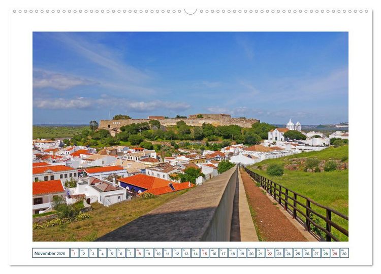 Produktbild: Portugal. Die Algarve zwischen Faro und Castro Marim (hochwertiger Premium Wandkalender 2026 DIN A2 quer), Kunstdruck in Hochglanz